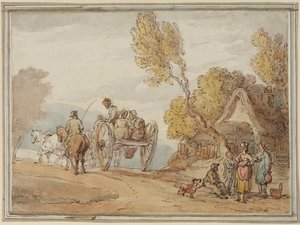 Market Cart — Thomas Rowlandson