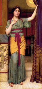 A Pompeian Lady — R.b.a John William Godward