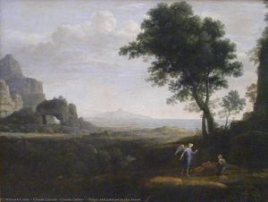 Hagar And Ishmael In The Desert — Claude Lorrain (claude Gellée), Baroque Landscape