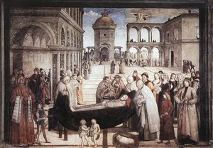 Death Of St. Bernardine — Pinturicchio