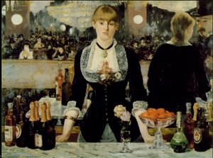 A Bar At Folies-bergeres, Courtaul — Édouard Manet, Impressionism