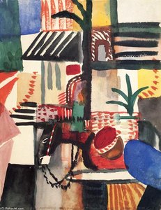 Man With Donkey — August Macke