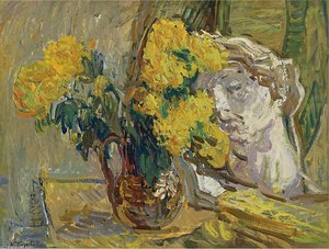 Still Life With Bust — Nikolai Aleksandrovich Tarkhov