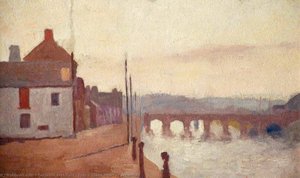 Island Wharf, Carmarthen — Benjamin Archibald Lewis
