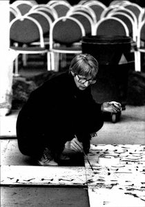 Jocelyn Herbert Painting A Set — Gordon Fraser Clark