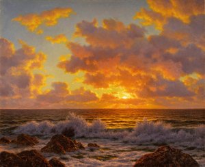 Coucher Du Soleil L'adriatique — Ivan Fedorovich Choultse