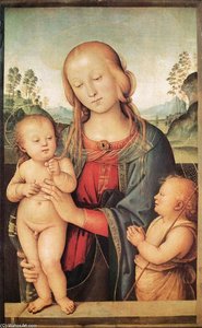 Madonna With Child And The Infant St John — Vannucci Pietro (le Perugin)