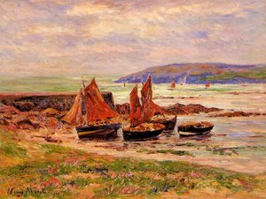 The Port At Loch — Henri Moret