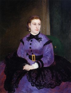 Portrait Of Mademoiselle Sicotg — Pierre-auguste Renoir