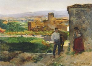 Ruins Of Bunol (also Known As The Farewell) — Joaquín Sorolla Y Bastida