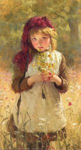 Buttercups — George Elgar Hicks, Romanticism