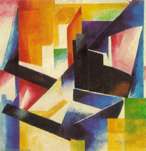 Color Construction — Aleksandra Ekster, Suprematism