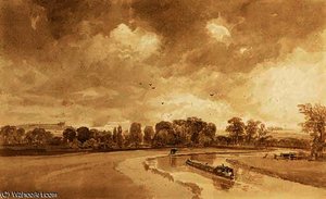 Scene On The Paddington Canal — Peter De Wint