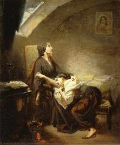 An Unfortunate Family (also Known As Suicide) — Nicolas François Octave Tassaert, Romantic Realism