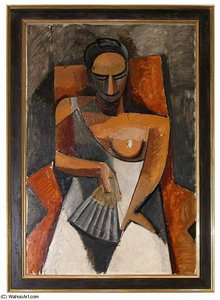 Femme A L'eventail — Pablo Picasso