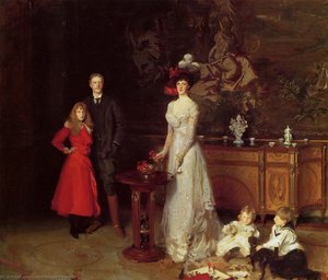 Sir George Sitwell Lady Ida Sitwell And Family — John Singer Sargent