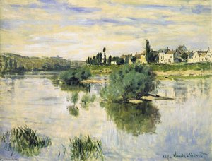 The Seine At Lavacourt — Claude Monet