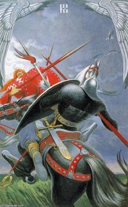Peresvet`s Duel Wtih Chelubai — Konstantin Alexeyevich Vasilyev