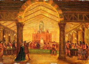 Scene From 'macbeth' By William Shakespeare — Alfred Elmore