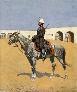 Cavalryman Of The Line, Mexico — Frederic Remington, American Regionalism
