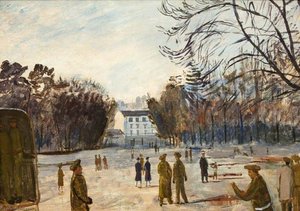 Winter Evening, Florence, December 1945 — Carel Victor Morlais Weight