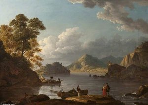 Highland Loch Scene