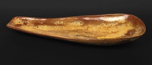 Oblong Dish From The Yellow Luncheon Service For Six — Beatrice Wood