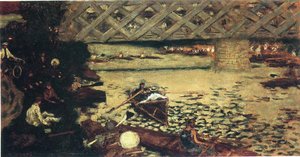 The Rowing At Chatou — Pierre Bonnard