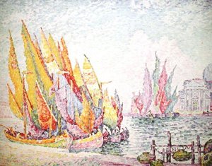 Venice, Sailing Boats — Paul Signac