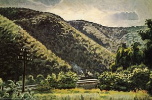 Late Afternoon In The Hills — Charles Burchfield