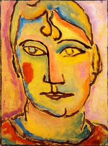 Portrait Of Mrs. T. K. — Alexej Von Jawlensky