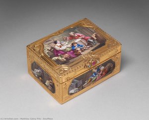 Snuffbox — Mathieu Coiny Fils, 18th-century Rococo