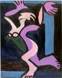 Dancing Female Nude, Gret Palucca — Ernst Ludwig Kirchner, German Expressionism