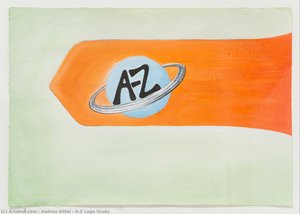 A-z Logo Study — Andrea Zittel, Minimalist Conceptual Art