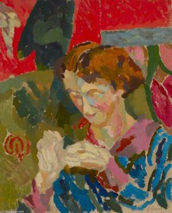 Woman Sewing — Duncan Grant