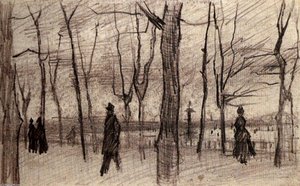 Luxembourg Garden In Paris — Vincent Willem Van Gogh