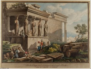 The Porch Of The Caryatids On The Erectheion