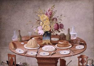 Still Life With A Vase Of Flowers