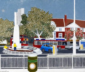 The War Memorial, Multi Storey Car Park And Central Parade — Stephen Chaplin