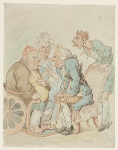Doctor — Thomas Rowlandson, Satirical Illustration