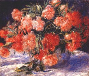 Peonies — Pierre-auguste Renoir