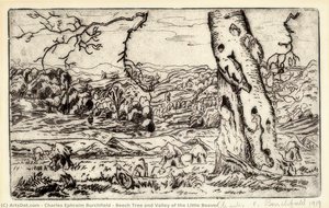 Beech Tree And Valley Of The Little Beaver — Charles Burchfield