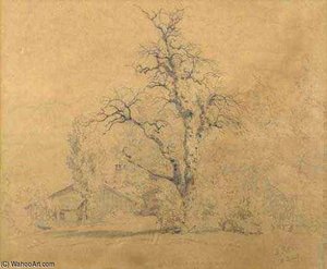 Landscape With Large Tree — Robert Zund