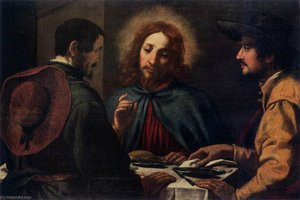 Supper At Emmaus — Jacopo Chimenti