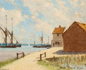 Sunny Morning, Pin Mill — Hugh Boycott Brown