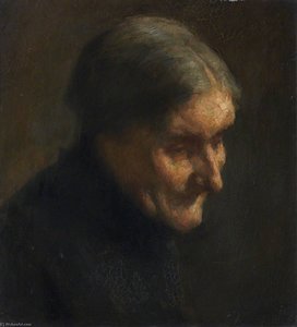 A Poor Old Granny — Charles Gogin, Contemporary Realism