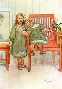 Minni And Essi — Carl Larsson