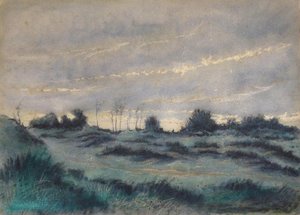 Lande Au Crépuscule — Henri-joseph Harpignies