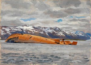 The Wreck Of The 'tirpitz', June 1945 — Stephen Bone
