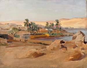 Nile Near Aswan. From Journey To Egypt — Ivan Frantsevich Tsionglinskiy